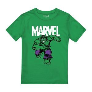 Hulk Childrens/Kids Pixel T-Shirt / Irish Green